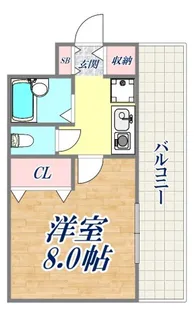 エクセル神戸【7階】の間取り