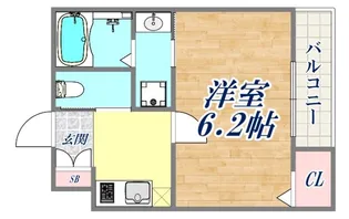 ワコーレヴィータ青木ウエスト【3階】の間取り