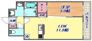 プレ・ラ・メール御影2【2階】の間取り