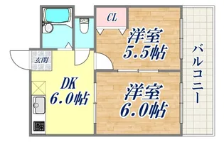 グランデF・K【3階】の間取り