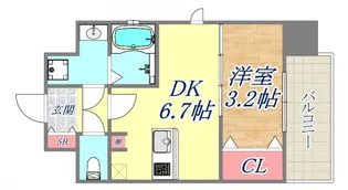 ソアシンナガタ【9階】の間取り