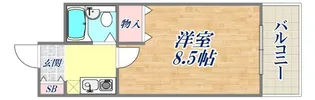 マンエイマンション【4階】の間取り