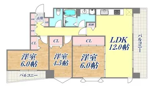 サントピア須磨【10階】の間取り