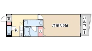 CITYSPIRE神戸元町1【8階】の間取り