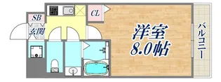 1Kの間取り画像