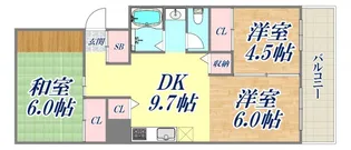 シルフィード・ドゥ御崎【4階】の間取り