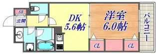 デルファーレ神戸三宮【7階】の間取り