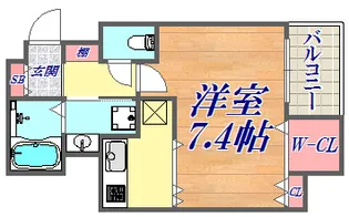 TOYOTOMi STAY Premium 神戸湊川公園【3階】の間取り