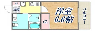 ハイム天神【2階】の間取り