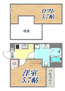 A・S・K Station3【1階】の間取り