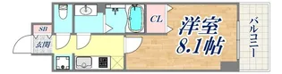 ワコーレヴィータ須磨海浜公園【9階】の間取り