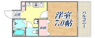 北野マンション(長田区)【4階】の間取り