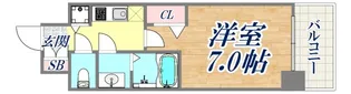 プレサンス三宮東フィール【2階】の間取り