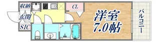 プレサンス三宮東フィール【2階】の間取り