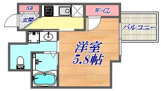 ララプレイス三宮ルミナージュ【12階】の間取り