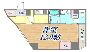 1Kの間取り画像