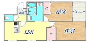 サンシャイン兵庫【2階】の間取り