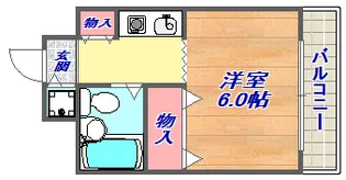 ダンディライオン灘【4階】の間取り