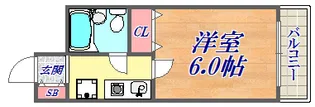 ヌーベルフルーブ【6階】の間取り