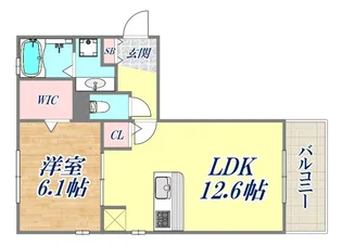 ラフィシア【3階】の間取り