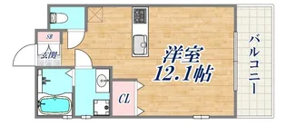 オリエントシティ神戸北野町【1階】の間取り