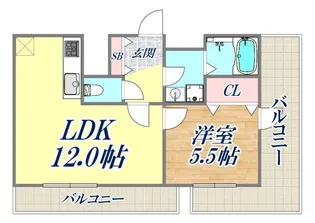 グラン・シャリオ【6階】の間取り