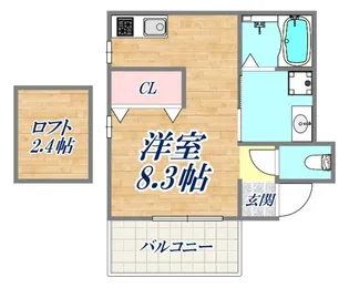 ラディアンレジス観音山【2階】の間取り