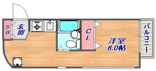 モアコート【401号室】の間取り