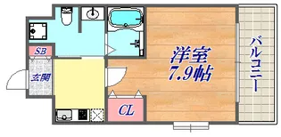 1Kの間取り画像