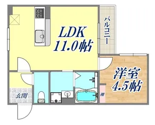 クラッシイヒルズ元町【3階】の間取り