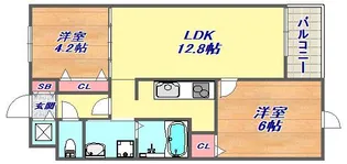 グラン マーリエ【4階】の間取り
