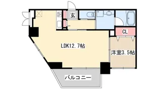 STELLA LUCE北野坂【8階】の間取り