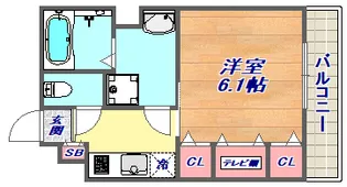 リブリ・魚崎【2階】の間取り