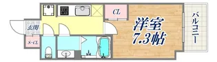 GENOVIA神戸湊川公園【305号室】の間取り