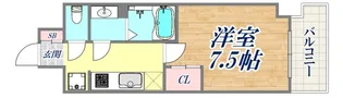 GENOVIA神戸湊川公園【310号室】の間取り
