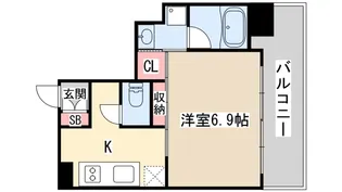 1Kの間取り画像