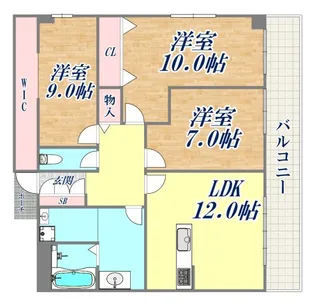 パレグレイス・ヒエダ【2階】の間取り