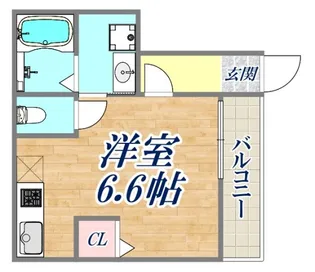 リッチライフ箕岡通【1階】の間取り