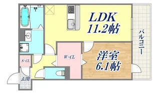 ブリランテ森南町【101号室】の間取り