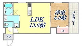 五光マンション【2階】の間取り