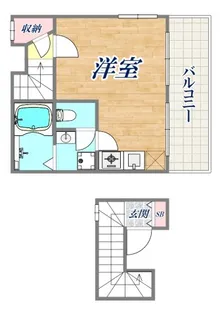 フォルム下山手【401号室】の間取り