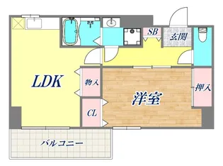 ハミングコート【5階】の間取り