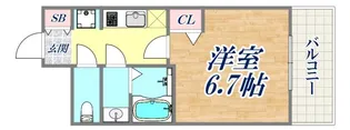 ファステート神戸コンチェール【3階】の間取り