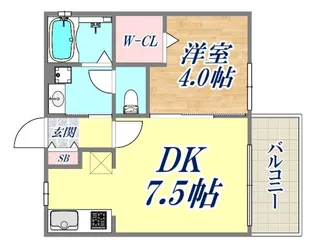 エスポワール(長田区)【1階】の間取り