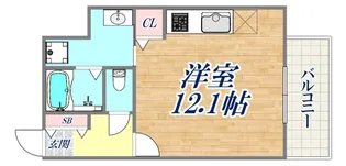 ARPEGGIO三宮【1階】の間取り