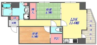 アーバネックス元町通【4階】の間取り