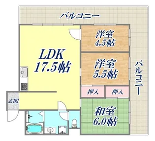 リアライズ高尾【4階】の間取り