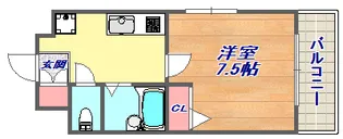 ブロスコート六甲2【6階】の間取り