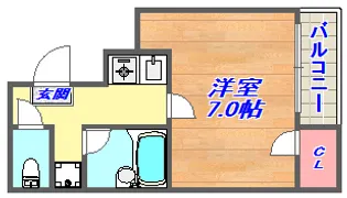 シェトワ大石【6階】の間取り