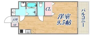 DITA Decoller海岸通【3階】の間取り